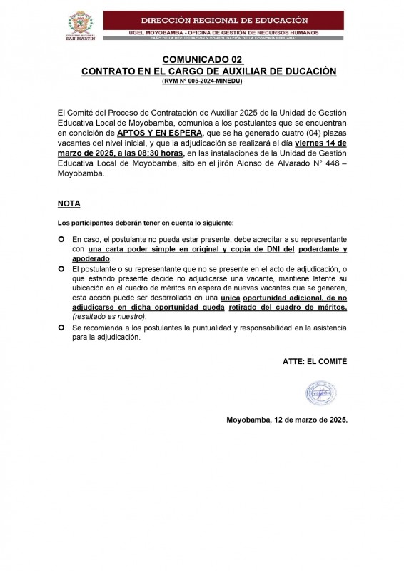 📢📌CONTRATACI&Oacute;N DE AUXILIAR DE EDUCACI&Oacute;N -  👩🏻&zwj;🏫👨🏻&zwj;🏫