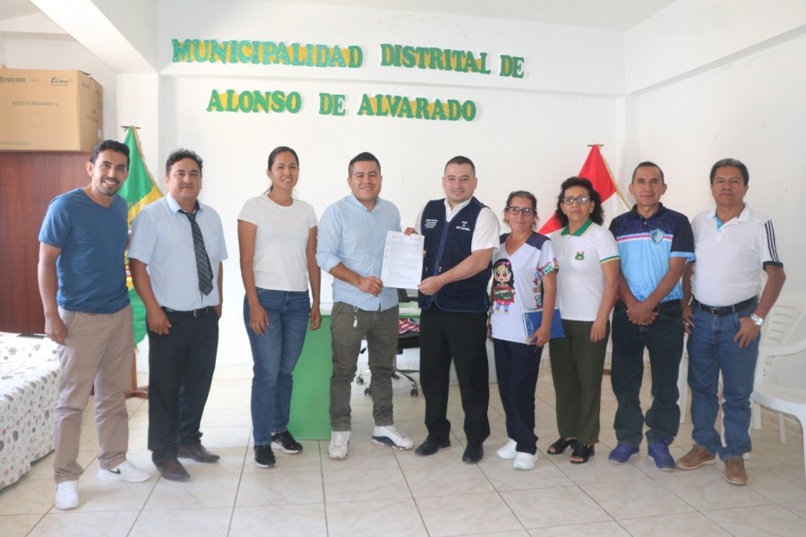 Firma de Acuerdo de Cooperaci&oacute;n Interinstitucional con la Municipalidad Distrital de Alonso de Alvarado