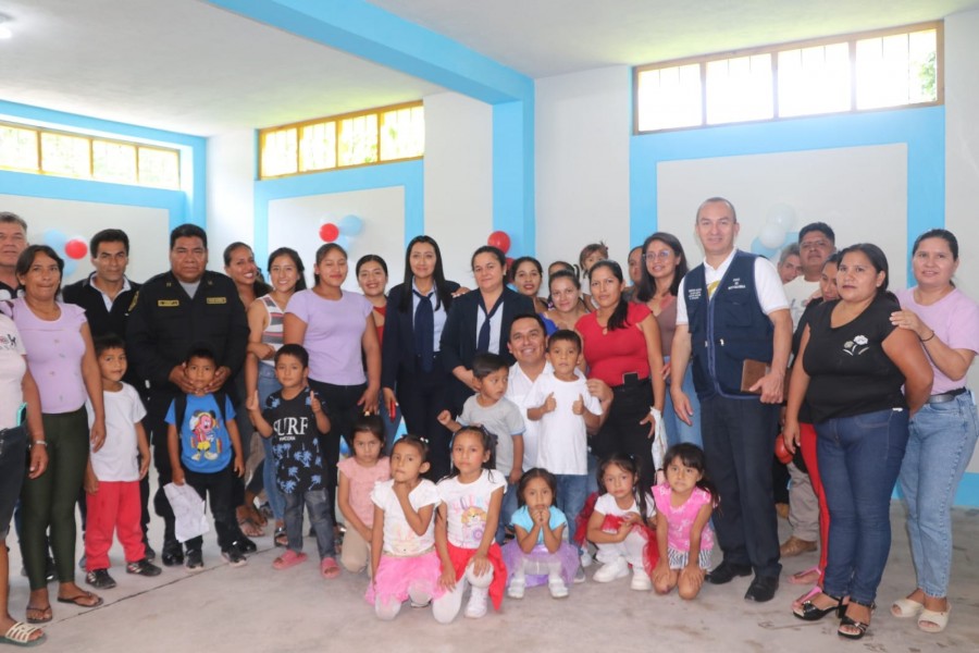 Inauguraci&oacute;n de la construcci&oacute;n de una aula en la instituci&oacute;n educativa del nivel inicial N&deg; 202 &ldquo;Mar&iacute;a Herlinda C&eacute;liz Hidalgo&rdquo;
