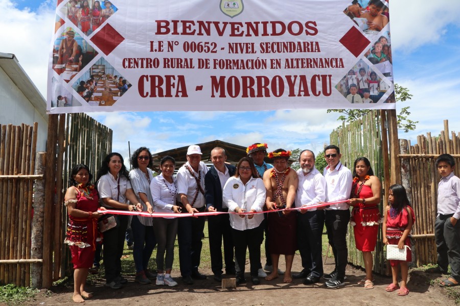 Lanzamiento del Inicio del A&ntilde;o Escolar en el CRFA - Morroyacu.