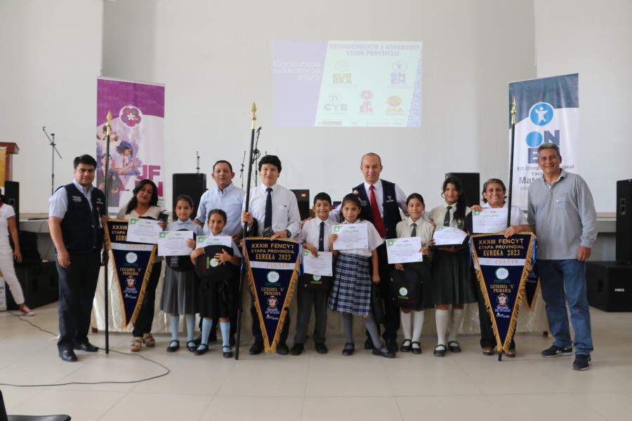 Reconocimiento a todos los Estudiantes Ganadores en los Diversos Concursos Educativos Escolares 2023.