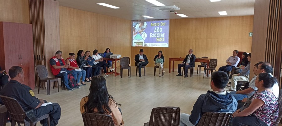 REUNI&Oacute;N MULTISECTORIAL DEL BUEN INICIO DEL A&Ntilde;O ESCOLAR 2023