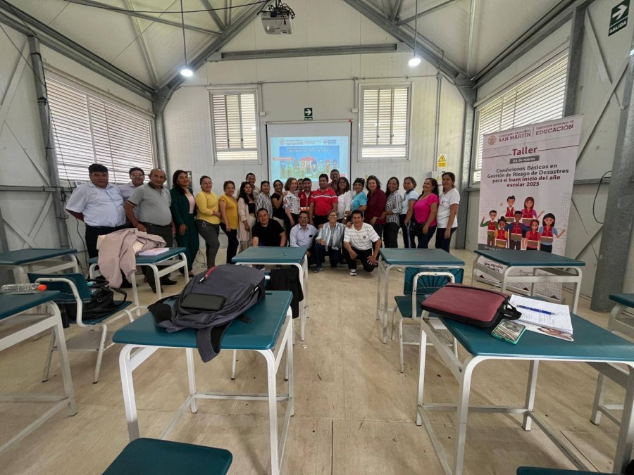 Taller de condiciones b&aacute;sicas en gesti&oacute;n del riesgo de desastres para el Buen Inicio del A&ntilde;o Escolar 2025.